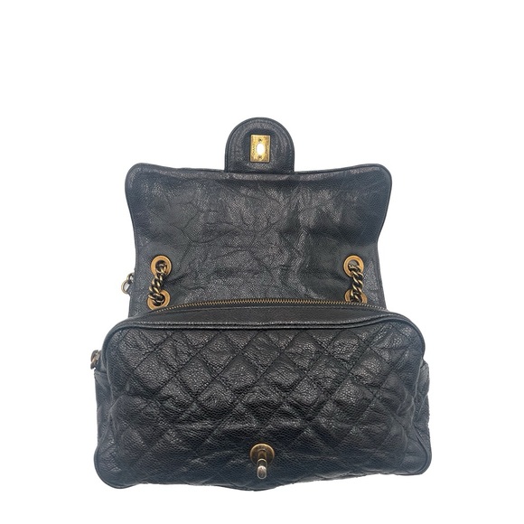 ✨$3,199✨ Chanel Crumpled Grained Calfskin Quilted Medium Shiva Flap - Picture 5 of 6